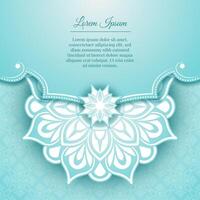 Vintage background, with mandala ornaments vector