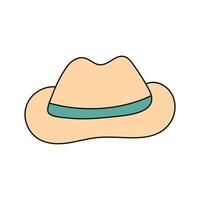 sombrero. vector ilustración en garabatear estilo