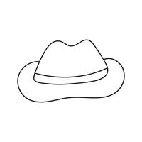 Hat. Vector illustration in doodle style