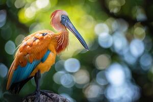 ai generado aves de el mundo, mundo fauna silvestre día foto