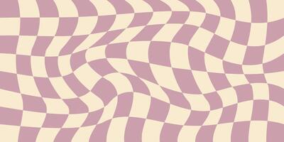 Checkerboard psychedelic pattern. Checkerboard background y2k retro grid. Psychedelic texture vector illustration.