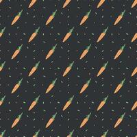 seamless carrot pattern. doodle illustration with carrot. pattern with carrot vector