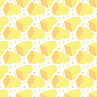 seamless cheese pattern. Drawing doodle background with cheese vector
