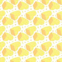 seamless cheese pattern. Drawing doodle background with cheese vector