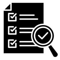 Data Verification icon line vector illustration