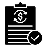 Financial Compliance icon vector illustration