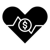 Financial Health icon vector illustration