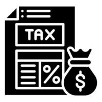 Taxation icon vector illustration