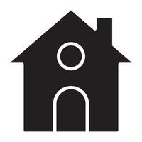 Home flat icon. vector