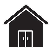 Home flat icon. vector