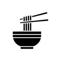 noodles icon vector design template simple and clean