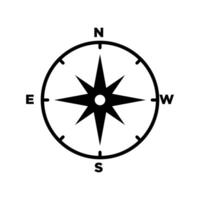 compass icon vector design template simple and clean