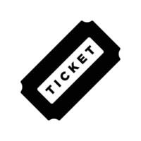 ticket icon vector design template simple and clean