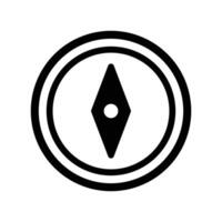 compass icon vector design template simple and clean