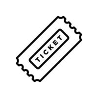 ticket icon vector design template simple and clean