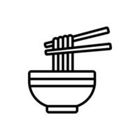 noodles icon vector design template simple and clean