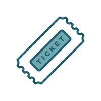 ticket icon vector design template simple and clean