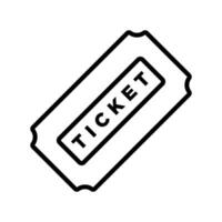 ticket icon vector design template simple and clean