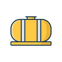 oil tank icon vector design template simple and clean