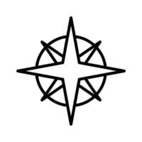 compass icon vector design template simple and clean