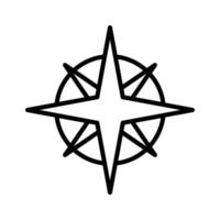 compass icon vector design template simple and clean