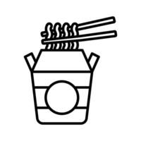 noodles icon vector design template simple and clean