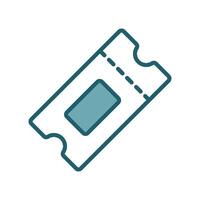 ticket icon vector design template simple and clean