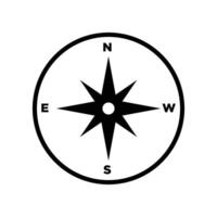 compass icon vector design template simple and clean