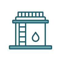 oil tank icon vector design template simple and clean