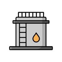 oil tank icon vector design template simple and clean