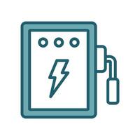 electric panel icon vector design template simple and clean