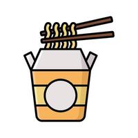 noodles icon vector design template simple and clean