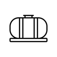 oil tank icon vector design template simple and clean