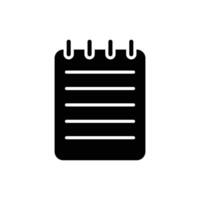 note book icon vector design template simple and clean