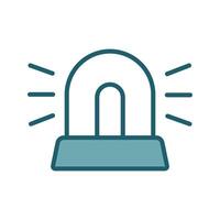 siren icon vector design template simple and clean