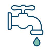 water tap icon vector design template in white background