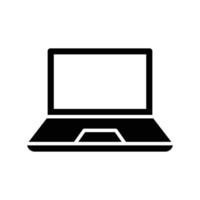 laptop icon vector design template in white background