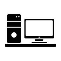 computer icon vector design template in white background