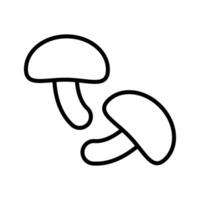 mushroom icon vector design template in white background