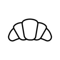 croissant icon vector design template in white background