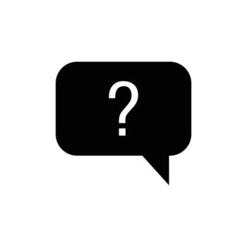 bubble speech icon vector design template in white background