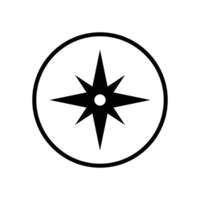 compass icon vector design template in white background