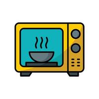 microwave icon vector design template in white background