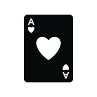 poker card icon vector design template in white background