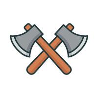 axe icon vector design template in white background