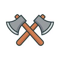 axe icon vector design template in white background