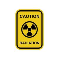 radiation icon vector design template in white background