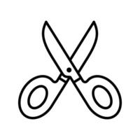 scissor icon vector design template in white background