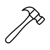 hammer icon vector design template in white background