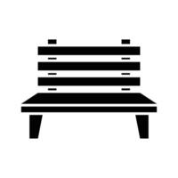 bench icon vector design template in white background